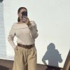 Bermuda tailleur beige chic – Élégance et modernité Soft