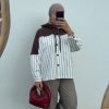 cjmkl1nuyxbjagf0lzezljywljeumcaoavbob25lmtcsmtsgau9tide4ljc7igd6axapiai-31 Sweat chemise marron