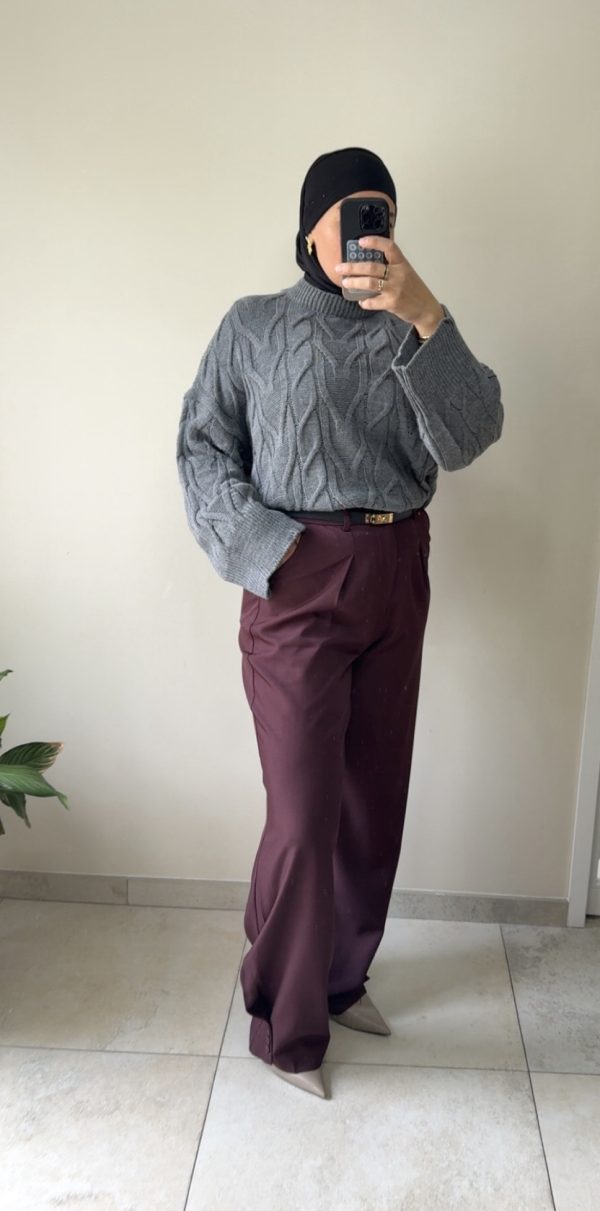 cjqkmfnuyxbjagf0lzezljyxljaundygkglqag9uzte3lde7iglpuyaxoc43oybnemlwksac-7 Pantalon Bouts bordeaux