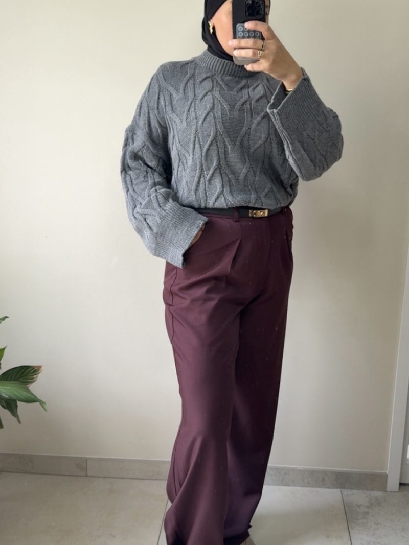 Pantalon Bouts bordeaux