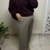 Pull oversize femme – bordeaux doux et lumineux