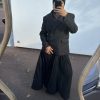 Blazer noir à double boutonnage – élégance intemporelle et coupe structurée