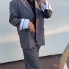 cjmkl1nuyxbjagf0lzezljywljeumcaoavbob25lmtcsmtsgau9tide4ljc7igd6axapiai-66 Blazer Trendy gris