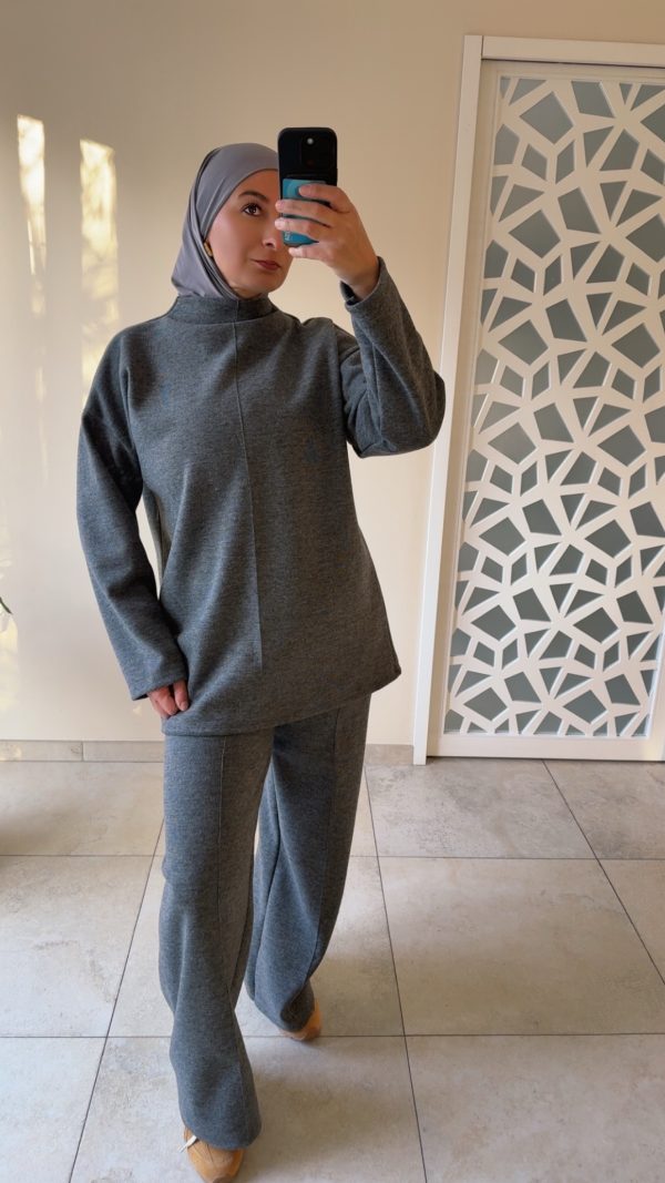 Ensemble Cocooning “ChocoCooning” – Chic & Confort – gris