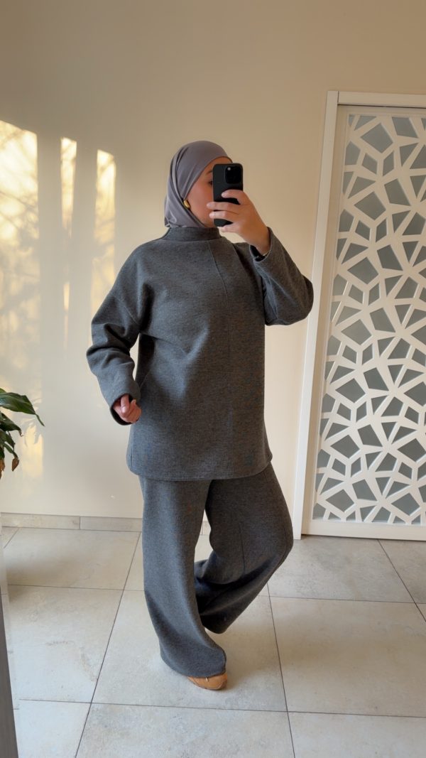Ensemble Cocooning “ChocoCooning” – Chic & Confort – gris