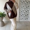 img_8283 PULL MOTIF LOSANGES – MAILLE DOUCE chocolat