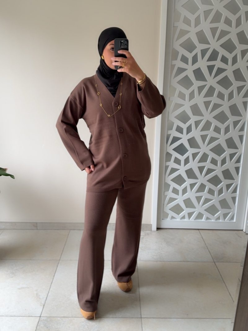 ENSEMBLE COCOONING CHOCOLAT– DOUX, CHIC & CONFORT ABSOLU