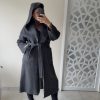 img_8544-2 Manteau long à capuche – Coupe oversize & ceinture intégrée antracithe